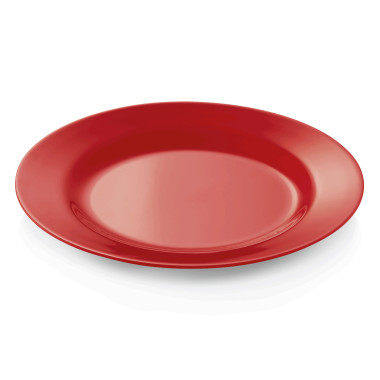 WAS - Assiette Ø230mm - Lot 12 rouge mélaminé
