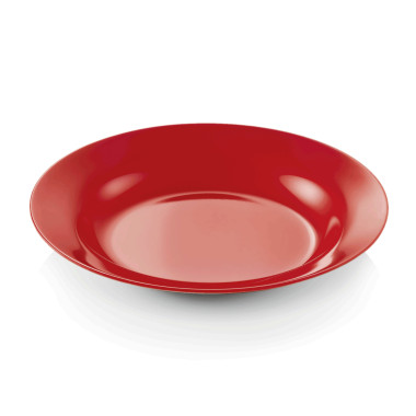 WAS - Assiette profonde Ø200mm - Lot 12 rouge