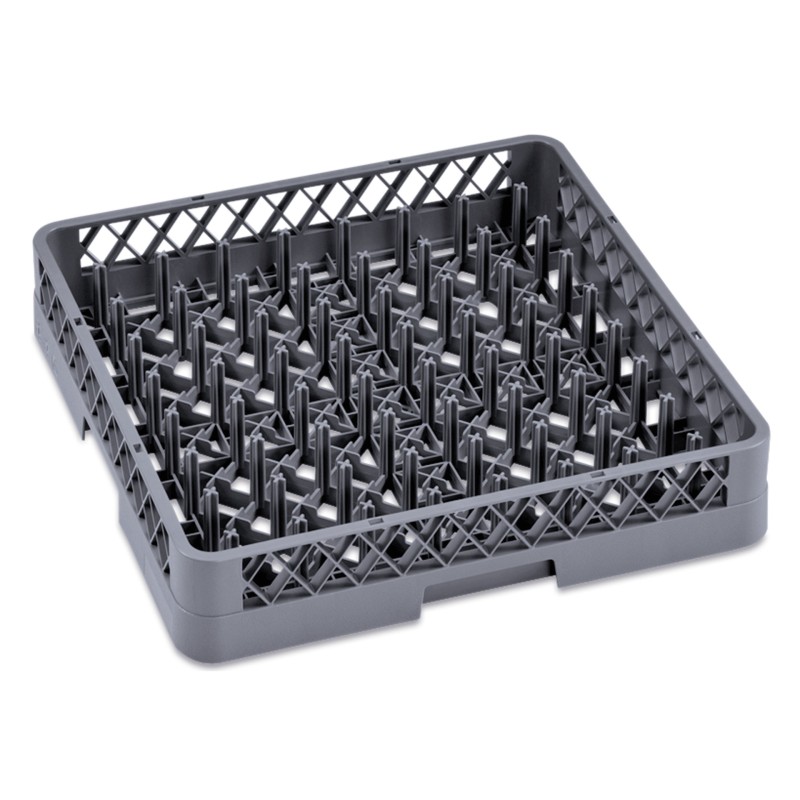WAS - Rack à assiettes 64 compartiments 500 x 500 x 100mm