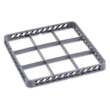 WAS - Elément d'extension avec 9 compartiments - 155 x 155 x 45 mm