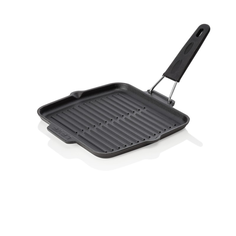 WAS - Poêle grill en acier - 210 x 210 x 20 mm