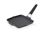 WAS - Poêle grill en acier - 210 x 210 x 20 mm