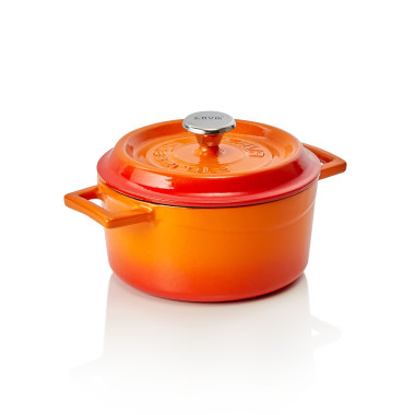 WAS - Cocotte fonte orange H82mm