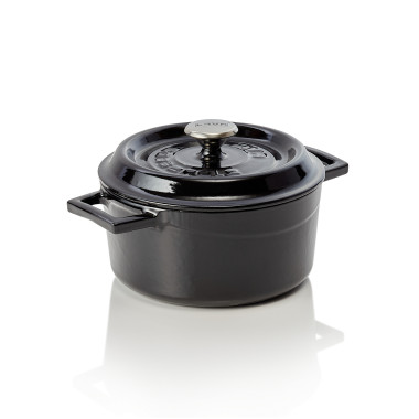 WAS - Cocotte en fonte H82mm - noir