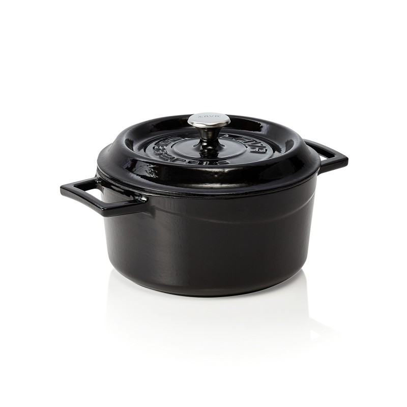 WAS - Cocotte en fonte H105mm - noir