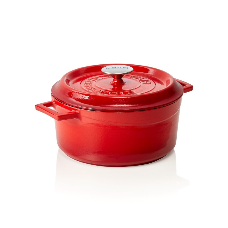 WAS - Cocotte en fonte rouge H115mm