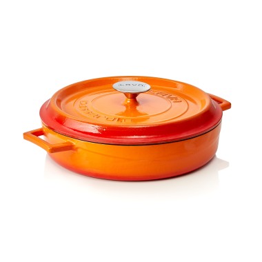 WAS - Cocotte en fonte orange H65mm