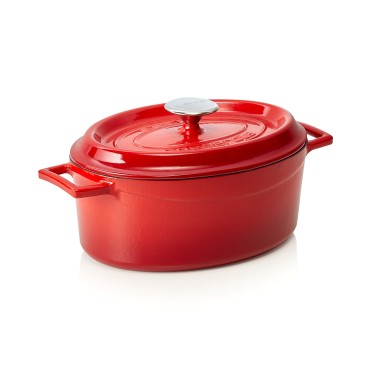 WAS - Cocotte en fonte rouge - H110mm