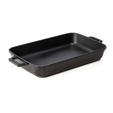 WAS - Plat à rôtir 400 x 260 x 65mm - noir