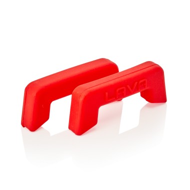 WAS - Poignée en silicone 95 x 34 x 15mm - rouge