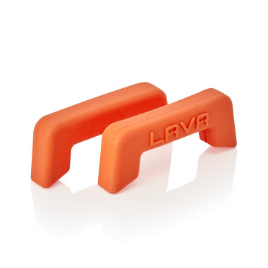 WAS - Poignée en silicone 95 x 34 x 15mm - orange