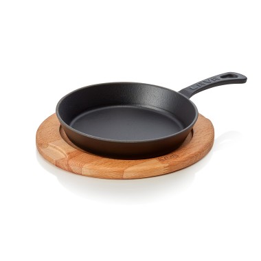 WAS - Poêle de cuisson/service en bois et fonte H 40mm