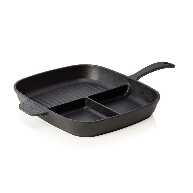 WAS - Poêle grill en fonte - 330 x 260 x 45 mm