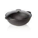 WAS - Casserole en fonte avec poignée et couvercle