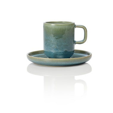 WAS - Tasse 0.09l à espresso et soucoupe - Lot 6