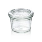 WAS - Pot en verre avec couvercle 80ml - Lot 12