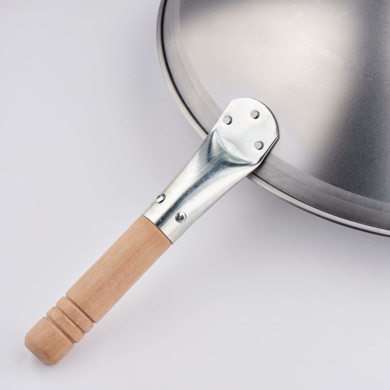 STALGAST - Poêle wok en acier satiné Diamètre 400 mm