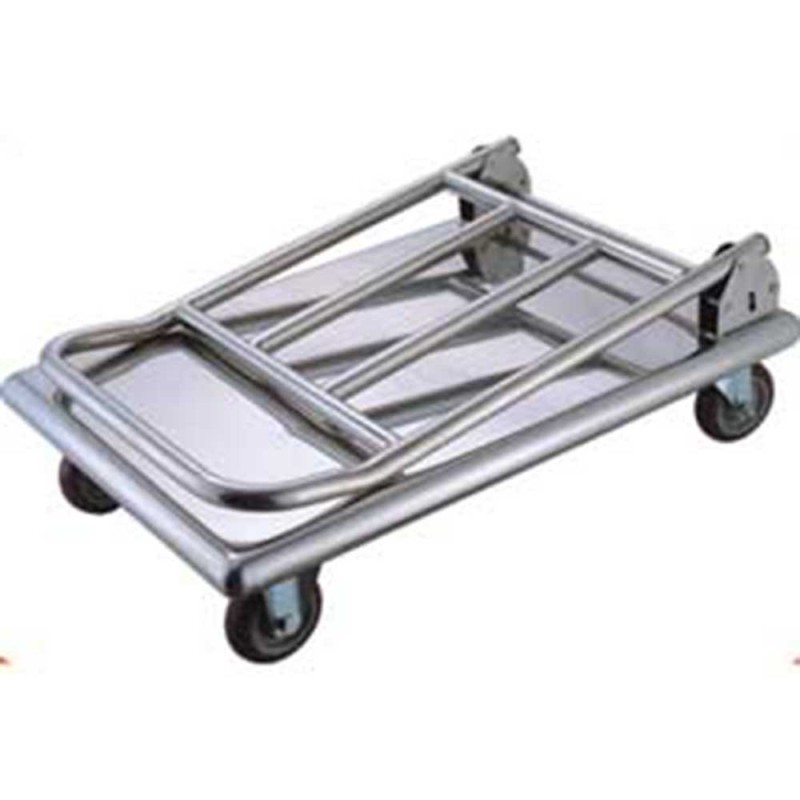 STALGAST - Chariot plateforme inox pliable