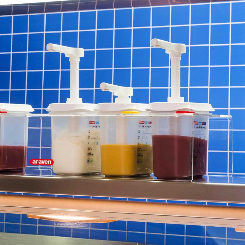 STALGAST - Distributeur de sauces avec pompe GN 1/4