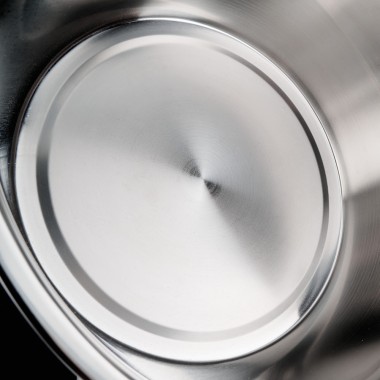 STALGAST - Bol de cuisine en acier inoxydable satiné 400 mm 16.5 litres
