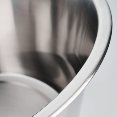 STALGAST - Bol de cuisine en acier inoxydable satiné 400 mm 16.5 litres