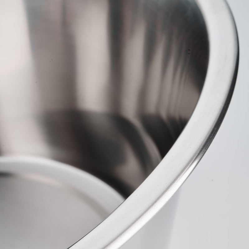 STALGAST - Bol de cuisine en acier inoxydable satiné 400 mm 16.5 litres