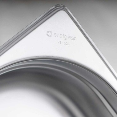 STALGAST - Récipient en inox GN 1/12 H 100 mm
