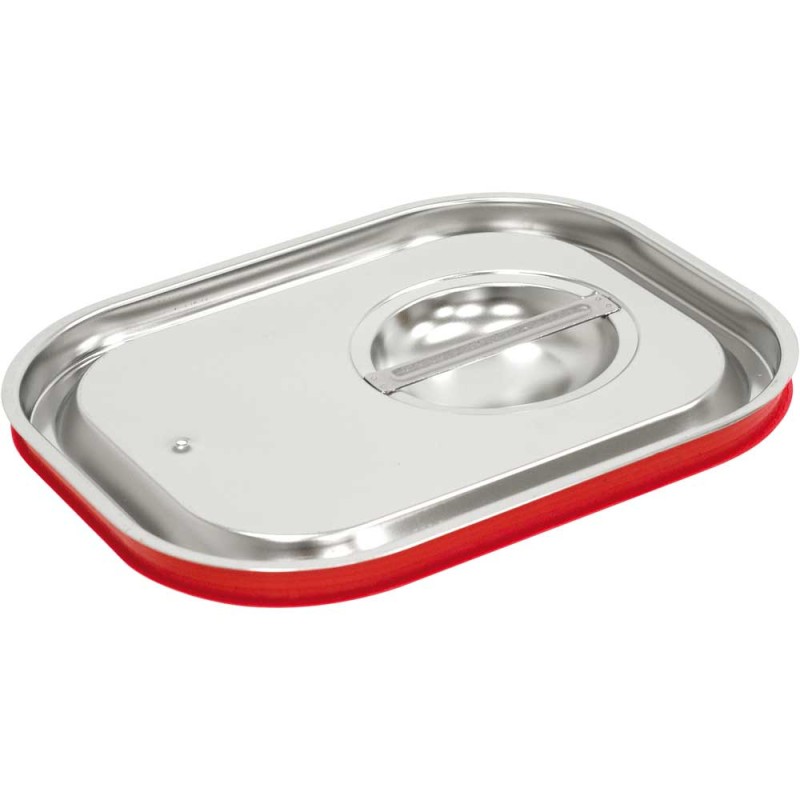 STALGAST - Couvercle en acier avec joint pour conteneurs GN 1/1