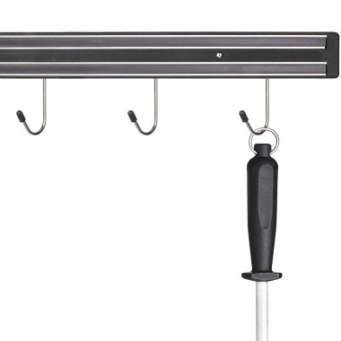STALGAST - Barre magnétique avec crochets 450 mm