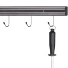 STALGAST - Barre magnétique avec crochets 450 mm