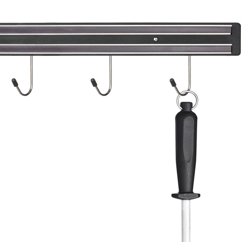 STALGAST - Barre magnétique avec crochets 625 mm