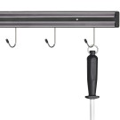 STALGAST - Barre magnétique avec crochets 625 mm