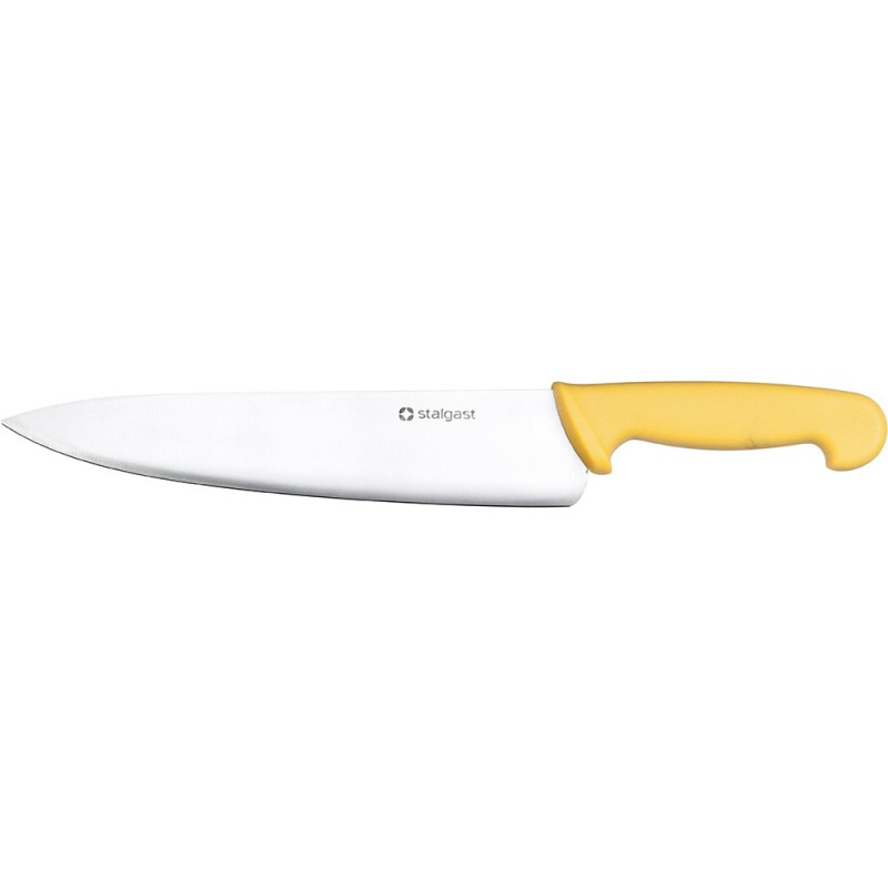 STALGAST - Couteau de cuisine HACCP jaune 250 mm