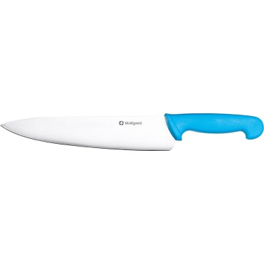 STALGAST - Couteau de cuisine, HACCP, bleu, L 250 mm