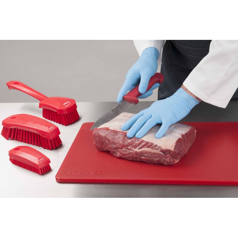 STALGAST - Planche à découper rouge HACCP 450 x 300 mm