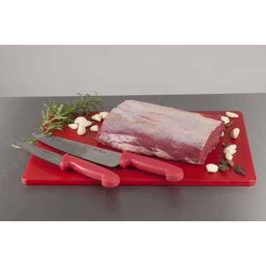 STALGAST - Planche à découper rouge HACCP 450 x 300 mm