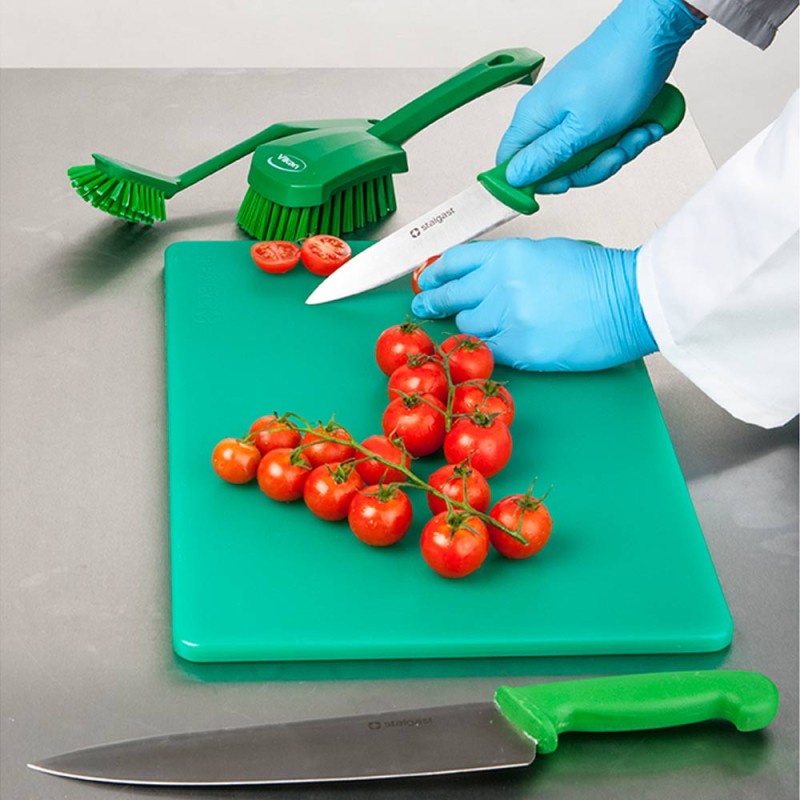 STALGAST - Planche à découper verte HACCP 450 x 300 mm