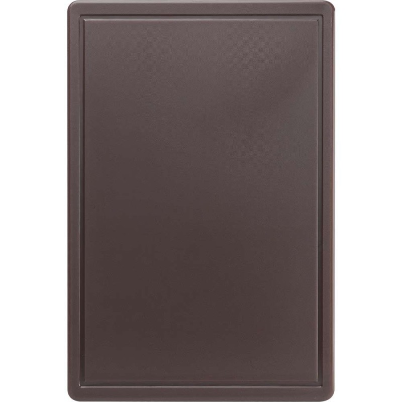 STALGAST - Planche à découper marron HACCP 600 x 400 x 18 mm