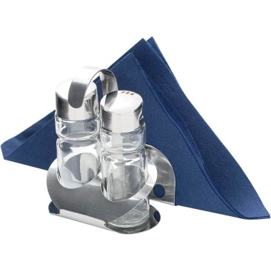 STALGAST - Ensemble de 2 éléments pour épices avec serviette de table