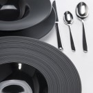 STALGAST - Assiette creuse bord lisse 230 mm - Lot de 4
