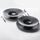 STALGAST - Assiette creuse à rebords côtelés 265 mm - Lot de 3