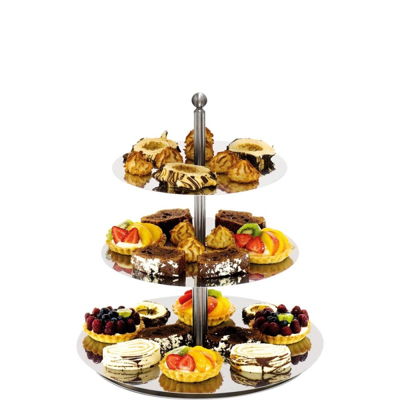 STALGAST - Plat à gâteau à 3 niveaux