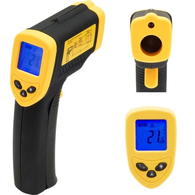 STALGAST - Thermomètre électronique sans contact, plage de -50°C à +380°C