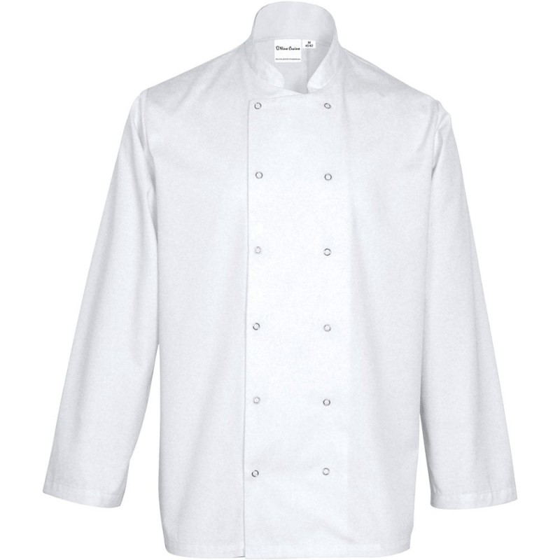 STALGAST - Blouse de chef unisexe, blanche, taille S