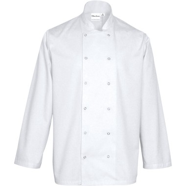 STALGAST - Veste de cuisine unisexe, CHEF, blanche, taille L