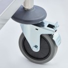 STALGAST - Chariot de service en acier inoxydable à 2 étagères
