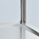 STALGAST - Chariot de serveur en acier inoxydable à 3 étagères