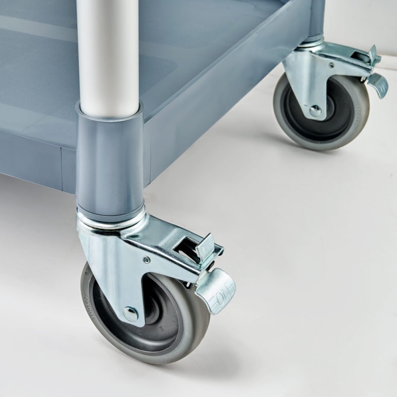 STALGAST - Chariot de serveur en plastique à 3 étagères