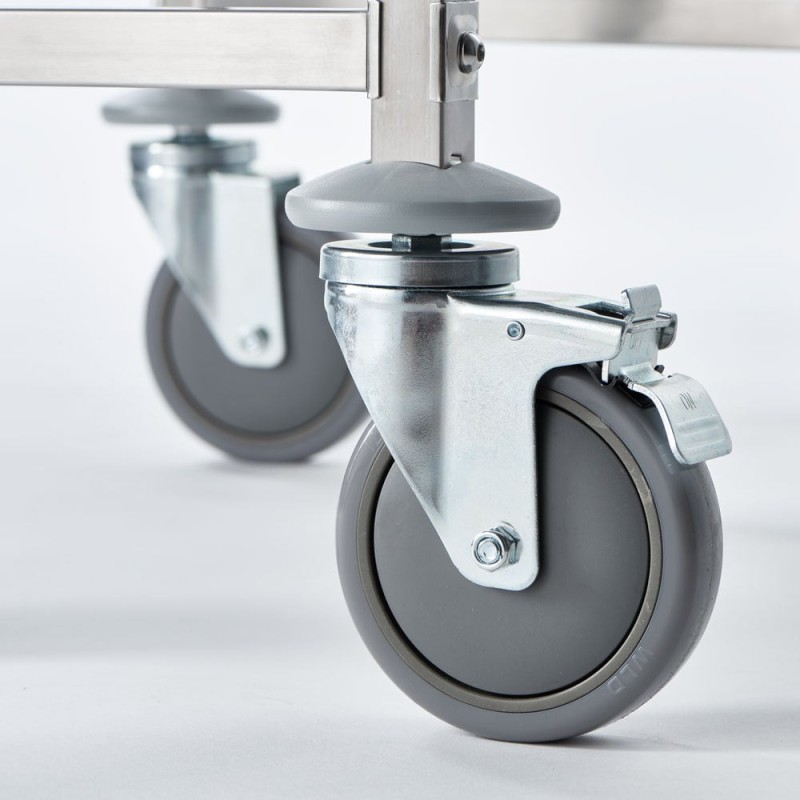 STALGAST - Chariot de transport en acier inoxydable, 14x GN 1/1