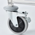 STALGAST - Chariot de transport en acier inoxydable, 14x GN 2/1